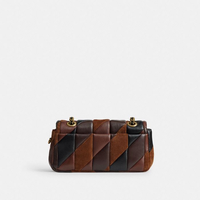TABBY SHOULDER BAG 20 WITH PATCHWORK QUILTING