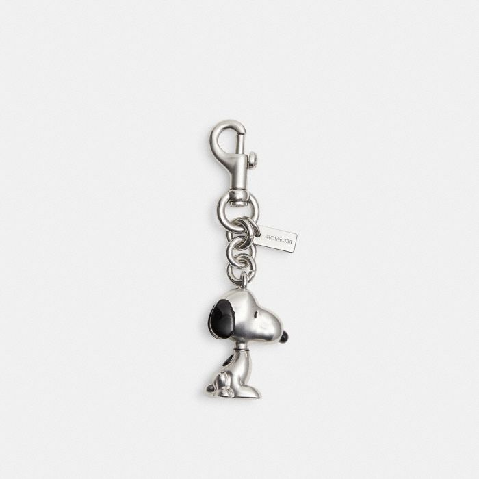 COACH X PEANUTS METAL SNOOPY BAG CHARM
