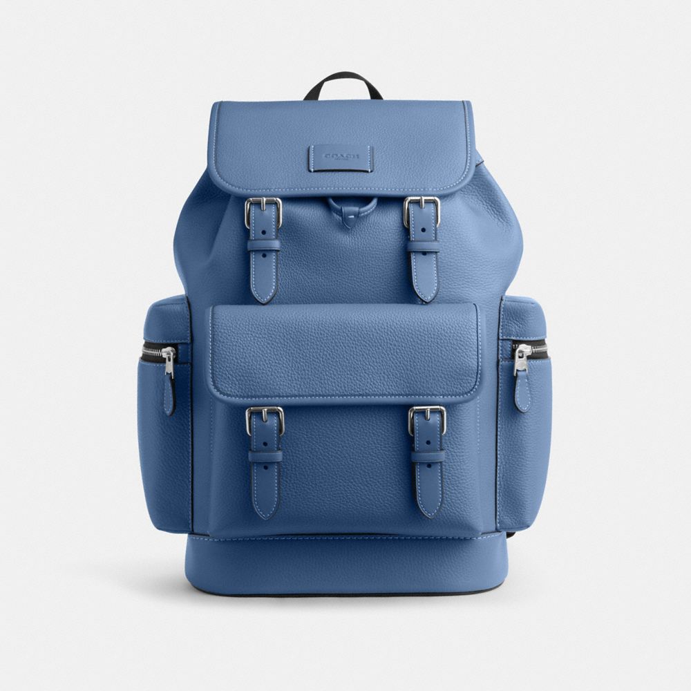 COACH&reg;,Sprint Backpack,Calfskin Leather,Backpack,Applique,Logo,Casual,,Front View