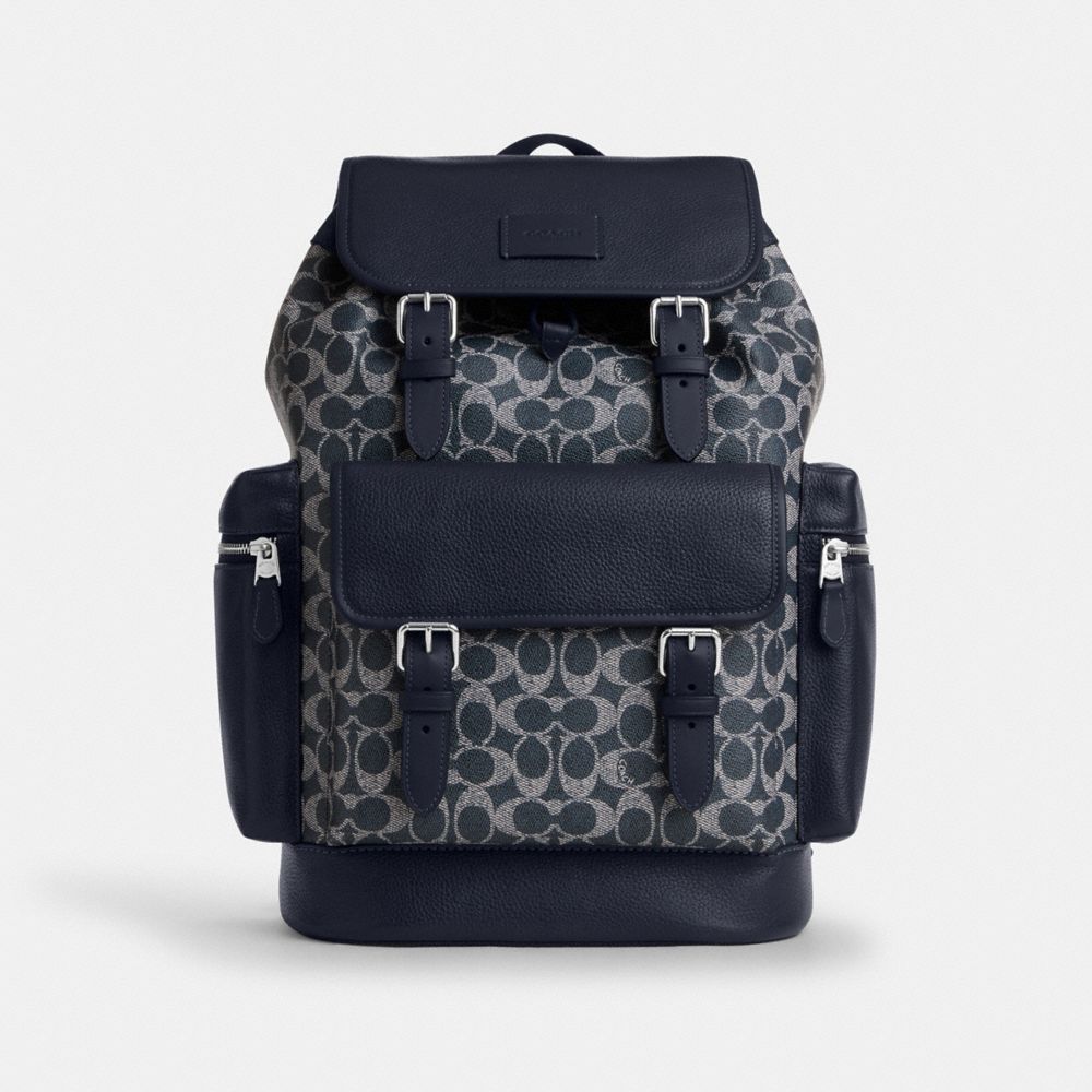 하드웨어: 실버 / 바디 메인컬러: 데님 초크,