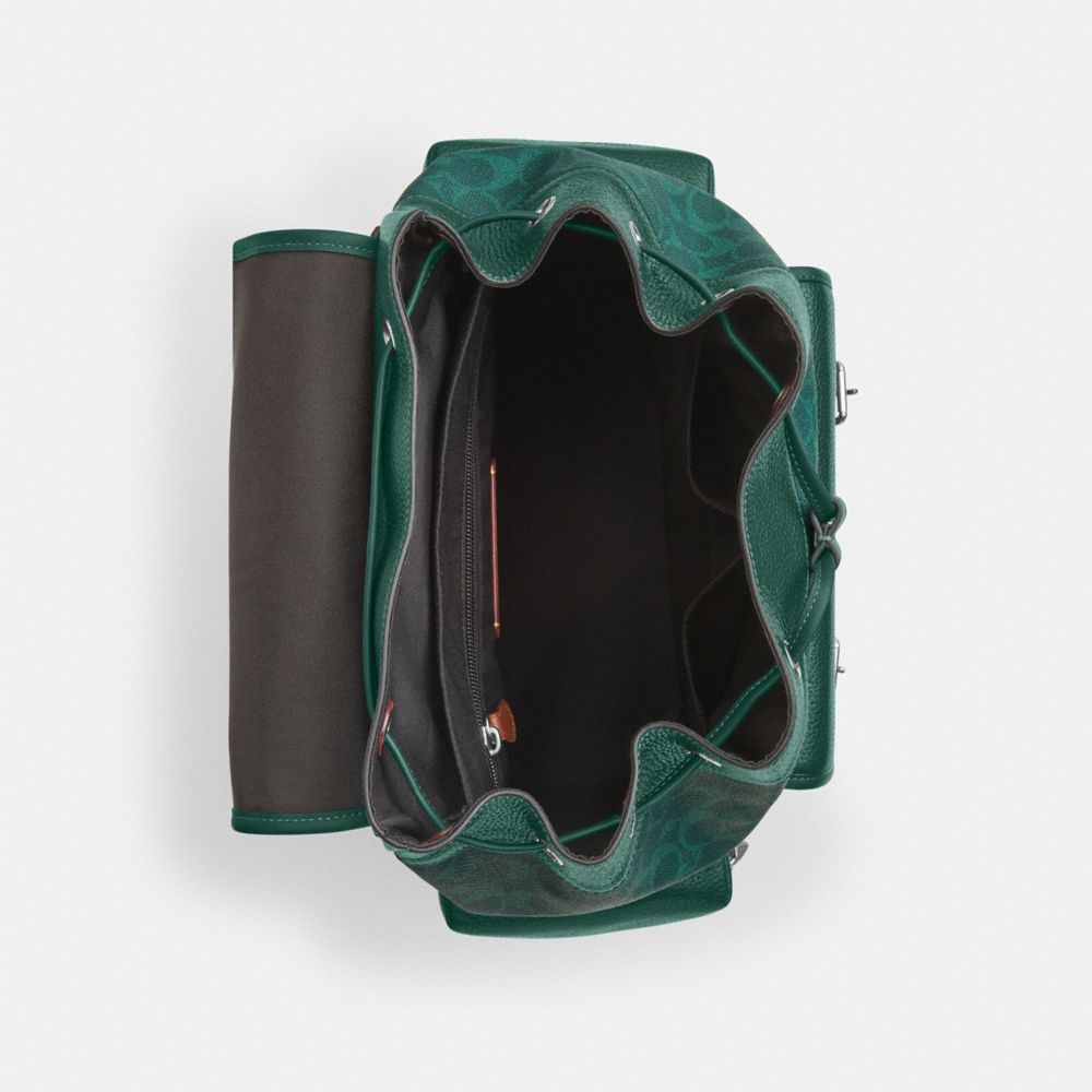 SPRINT BACKPACK IN COLORBLOCK SIGNATURE CANVAS
