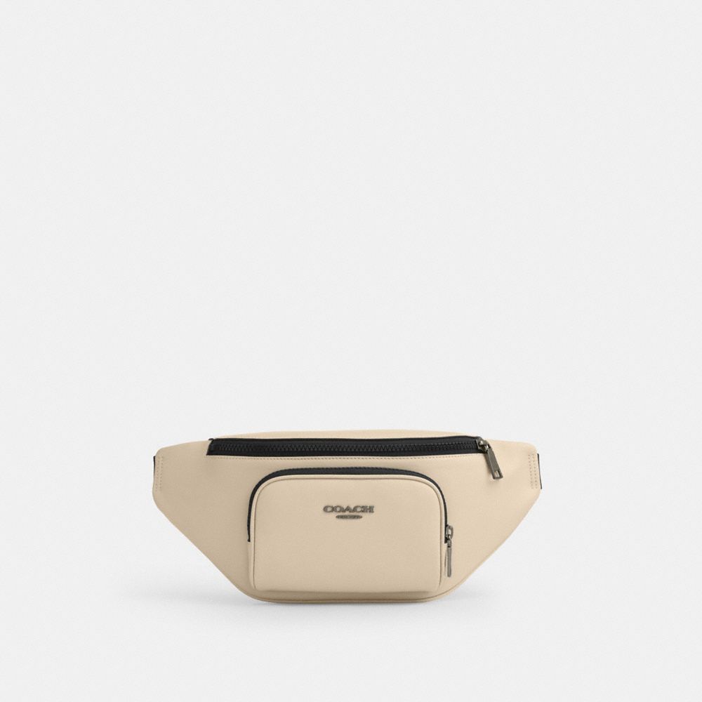 Racer Small Belt Bag - CBI47 - Gunmetal/Ivory