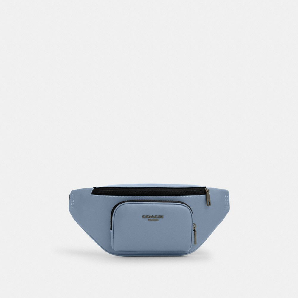 Racer Small Belt Bag - CBI47 - Gunmetal/Pale Lapis