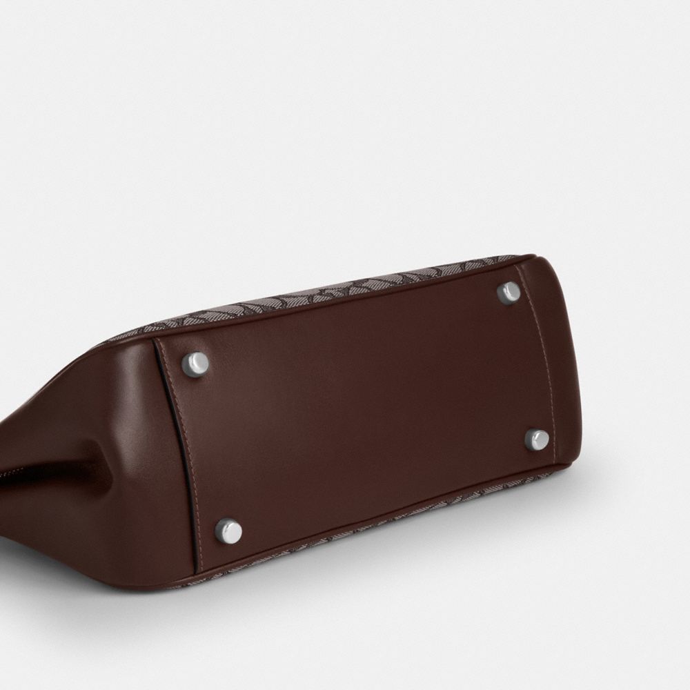 ASHER SHOULDER BAG IN SIGNATURE JACQUARD