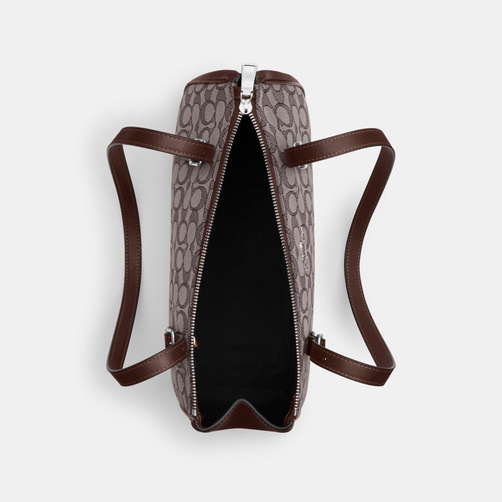 ASHER SHOULDER BAG IN SIGNATURE JACQUARD
