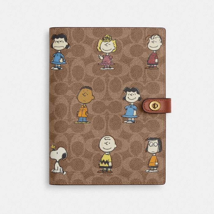 COACH X PEANUTS SIGNATURE NOTEBOOK