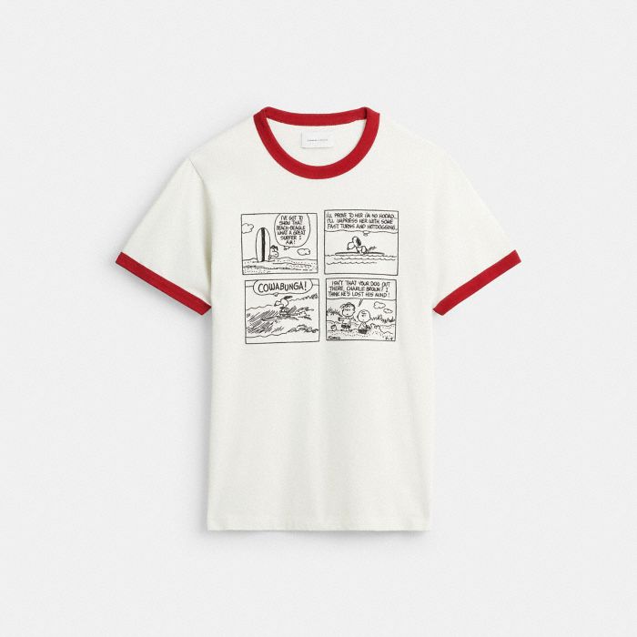 PEANUTS RINGER T SHIRT