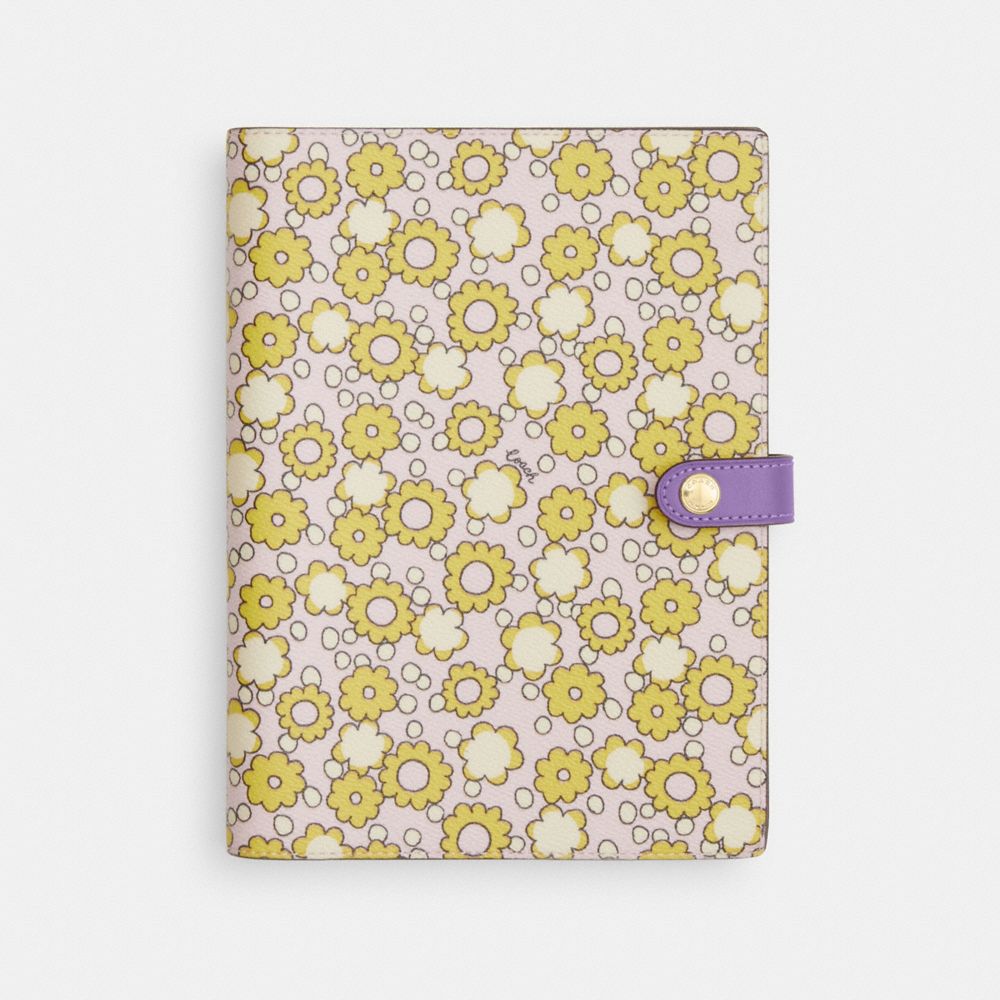 Notebook With Floral Print - CBM00 - Im/Lilac Multi