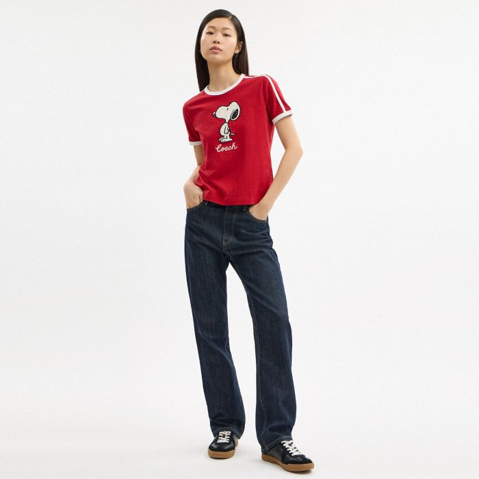 SNOOPY RINGER T SHIRT