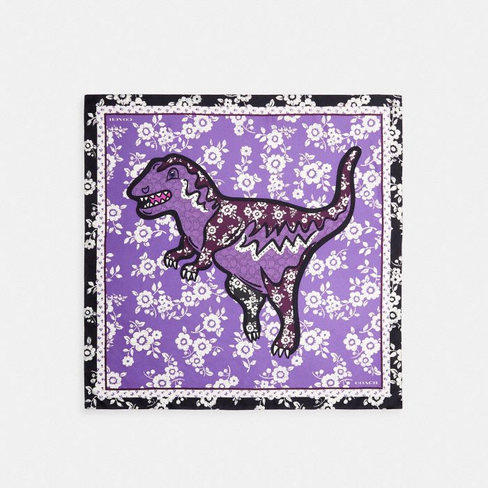 JONIE FLORAL REXY PRINTED SILK SQUARE