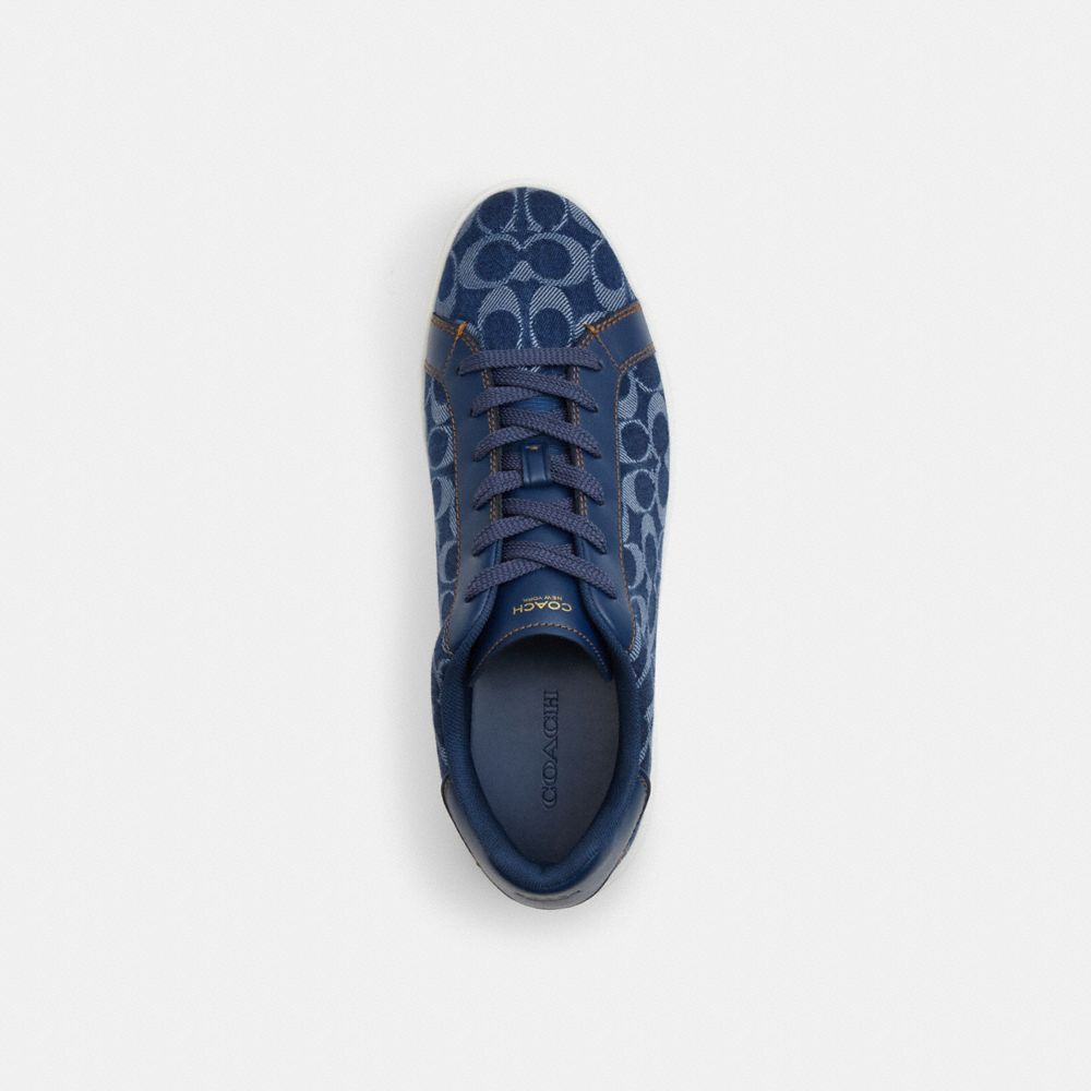 HIGH LINE SNEAKER IN SIGNATURE DENIM