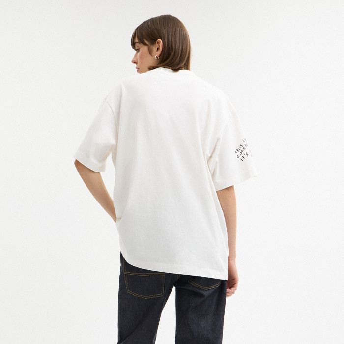 HERITAGE SKETCH PRINT RELAXED T-SHIRT IN ORGANIC COTTON