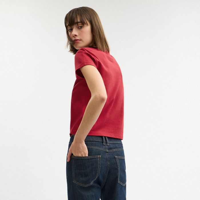 HERITAGE SKETCH PRINT 90S T-SHIRT IN ORGANIC COTTON