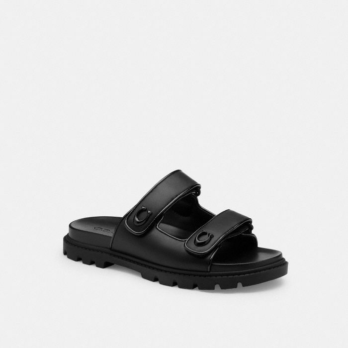 SCULPTED C DOUBLE BAND SANDAL