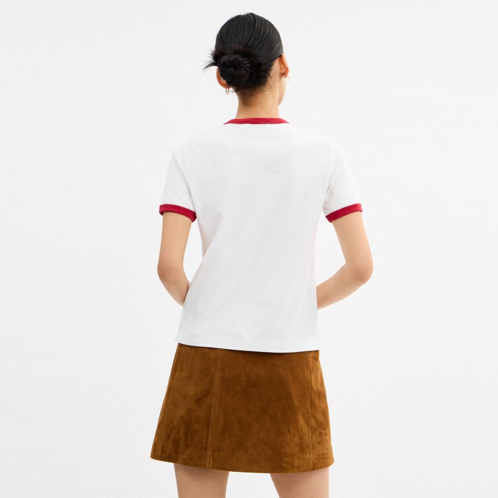 HORSE AND CARRIAGE RINGER T-SHIRT IN ORGANIC COTTON