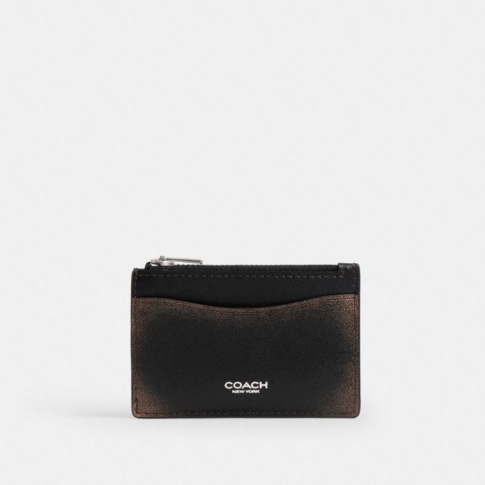 ESSENTIAL CARD HOLDER WALLET IN LOVED LEATHER