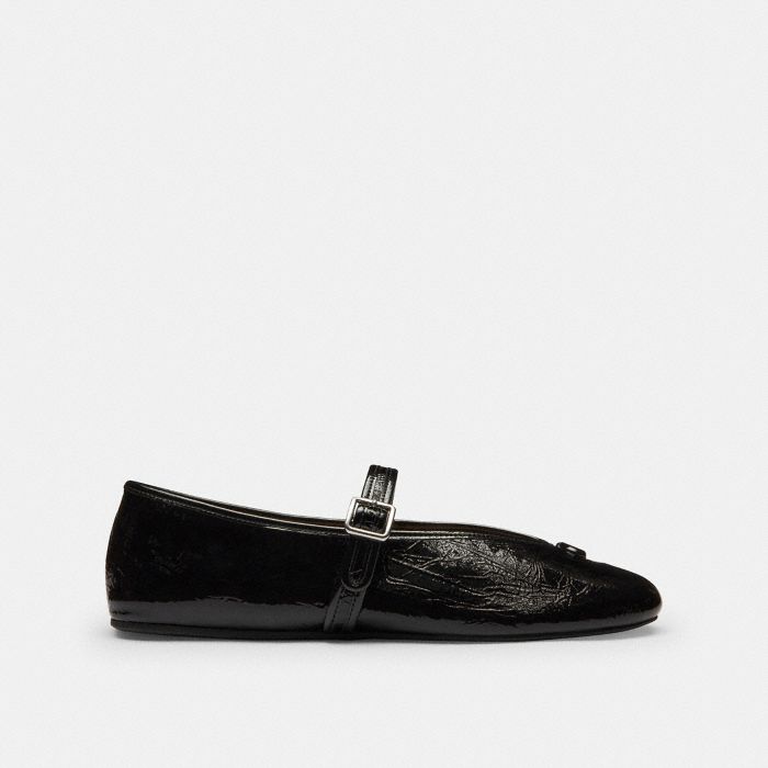 SCULPTED C CRINKLE PATENT LEATHER SOFT MARY JANE
