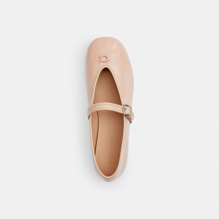 SCULPTED C CRINKLE PATENT LEATHER SOFT MARY JANE