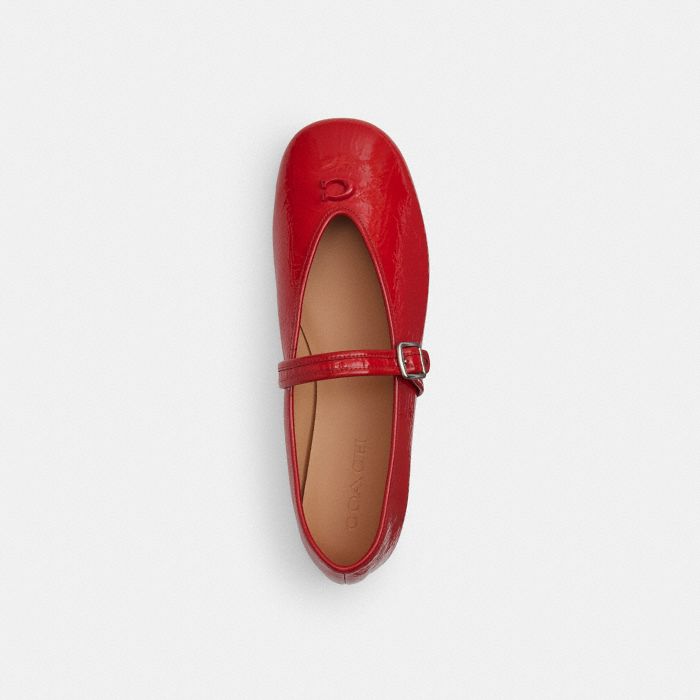 SCULPTED C CRINKLE PATENT LEATHER SOFT MARY JANE