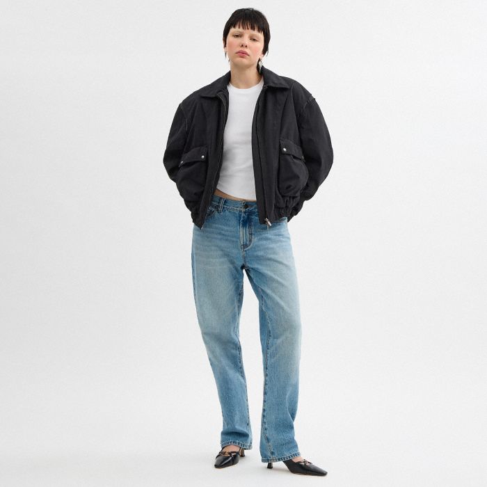 COACH MATIN KIM COLORBLOCKED BOMBER JACKET