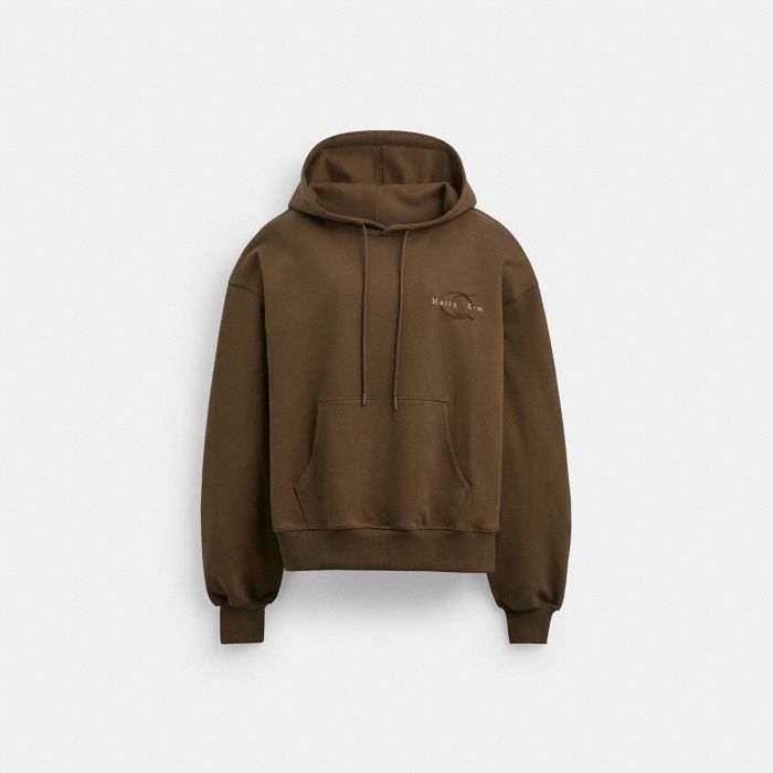 COACH MATIN KIM EMBROIDERED OVERSIZED HOODIE