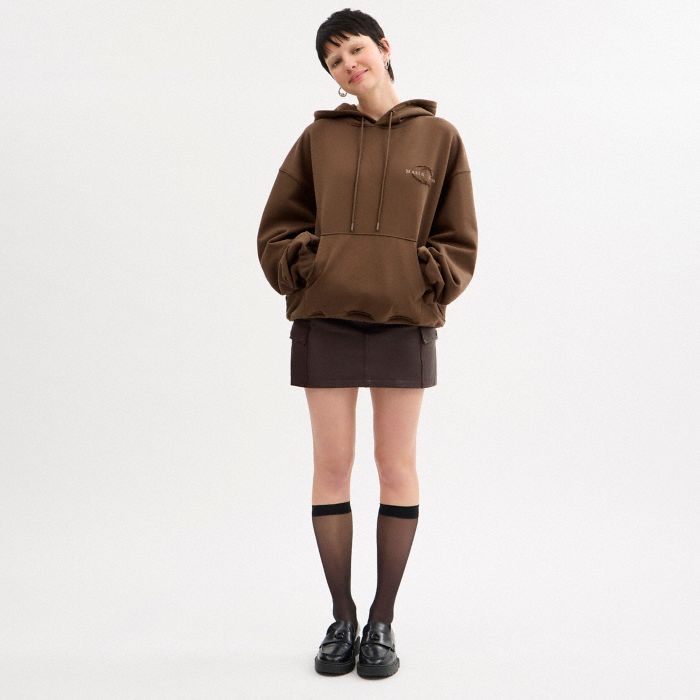 COACH MATIN KIM EMBROIDERED OVERSIZED HOODIE