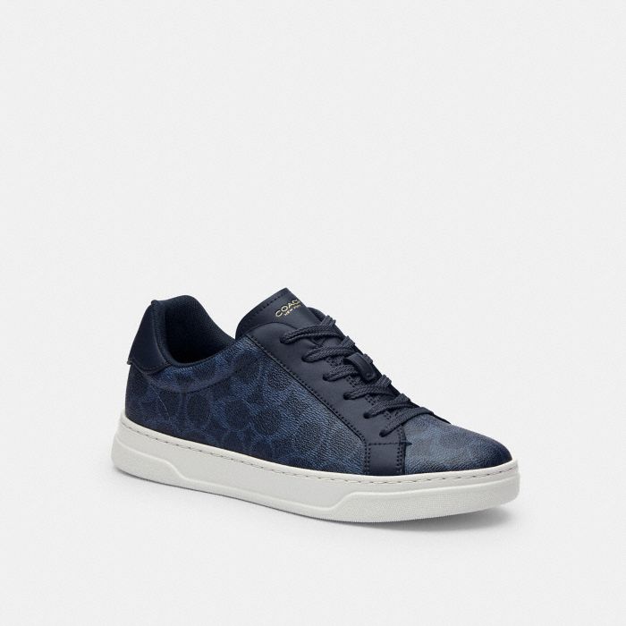 HIGH LINE SNEAKER IN SIGNATURE CANVAS