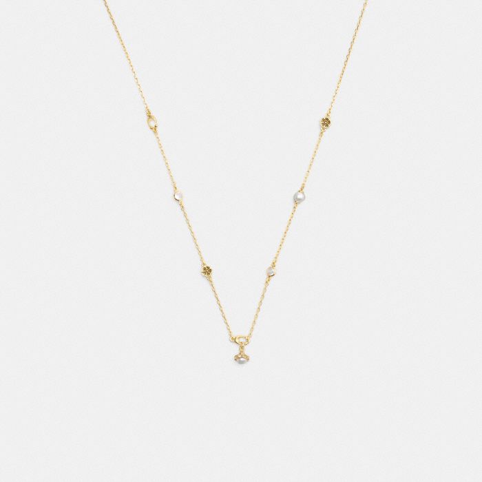 PEARL CHARM NECKLACE