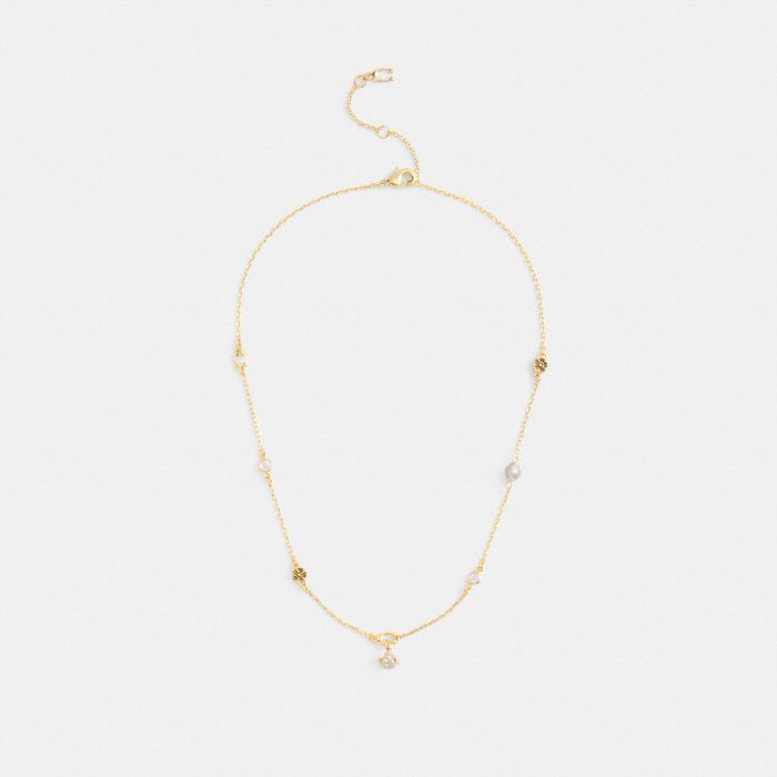 PEARL CHARM NECKLACE