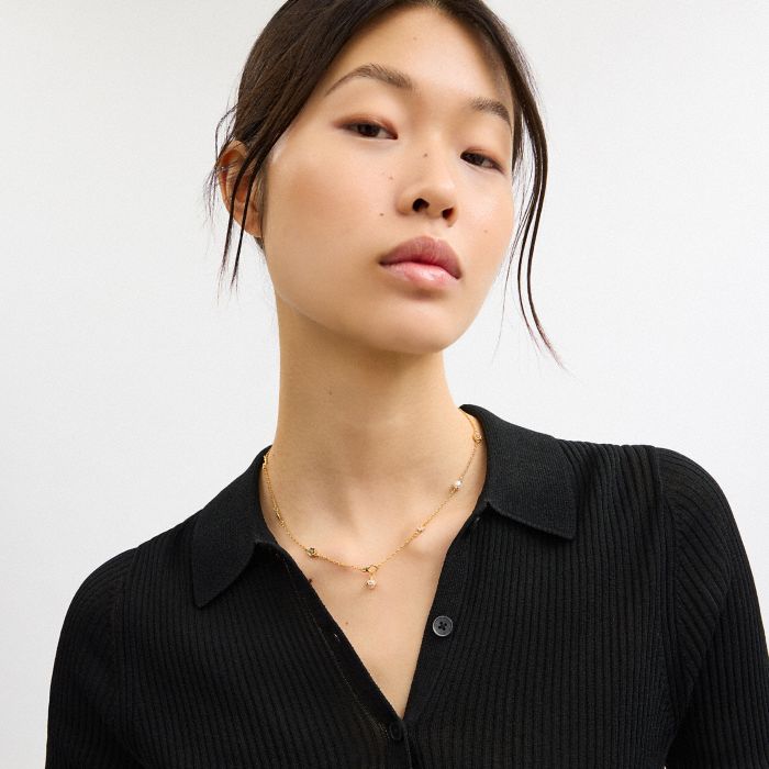 PEARL CHARM NECKLACE