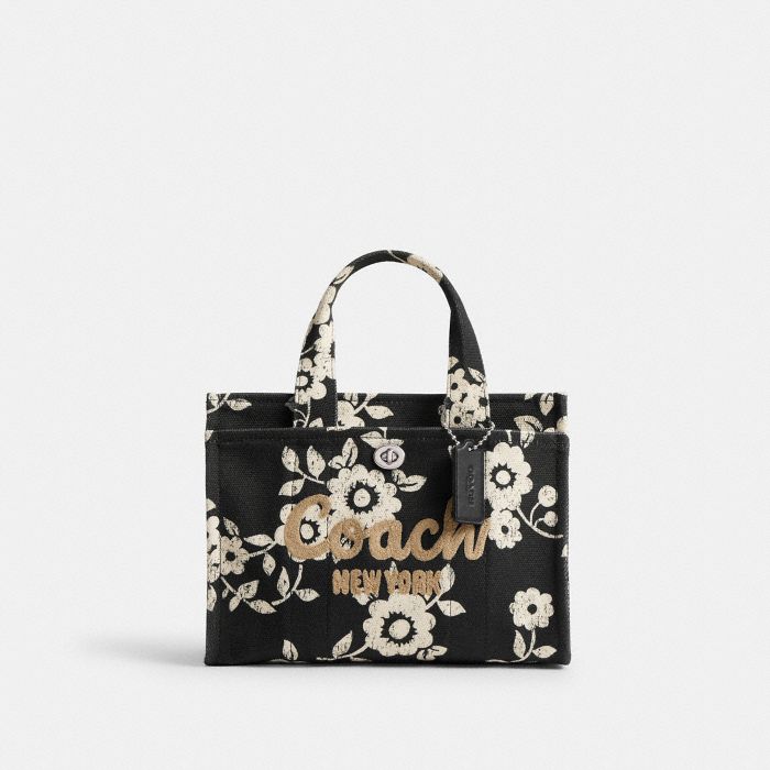 FLORAL PRINTED CARGO TOTE 26