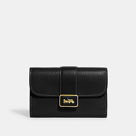 COACH CC059 Medium Grace Wallet Gold/Black