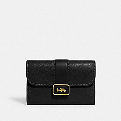 Medium Grace Wallet - CC059 - Gold/Black