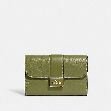 COACH CC059 Medium Grace Wallet IM/Olive-Green