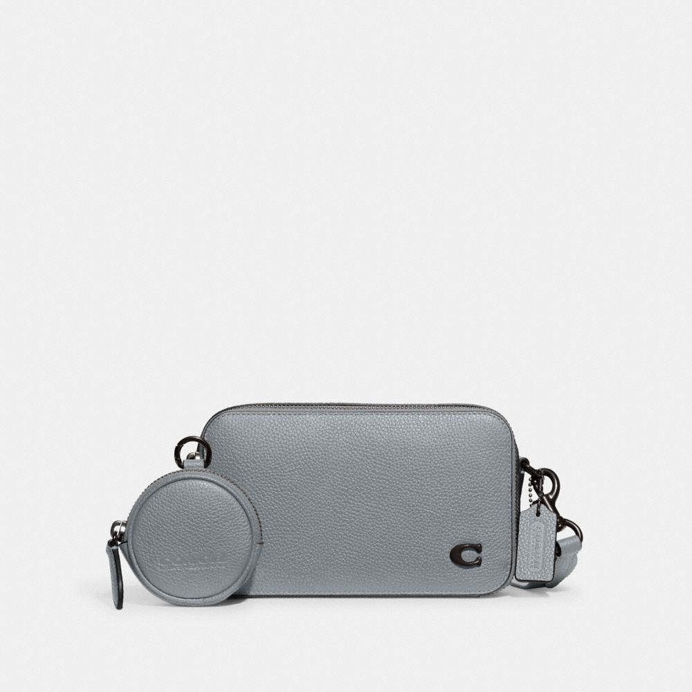 COACH CC070 Charter Slim Crossbody Bag GREY BLUE