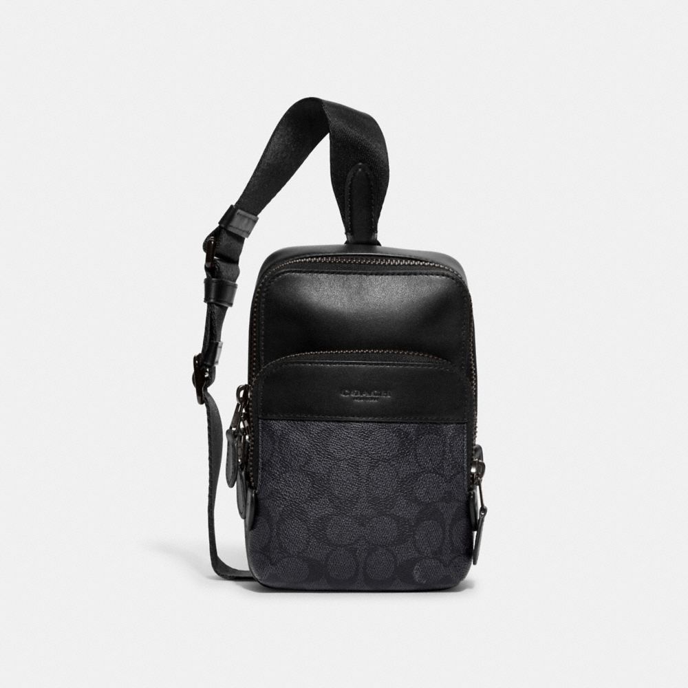 CC091 - Gotham Sling Pack 13 In Signature Canvas Charcoal