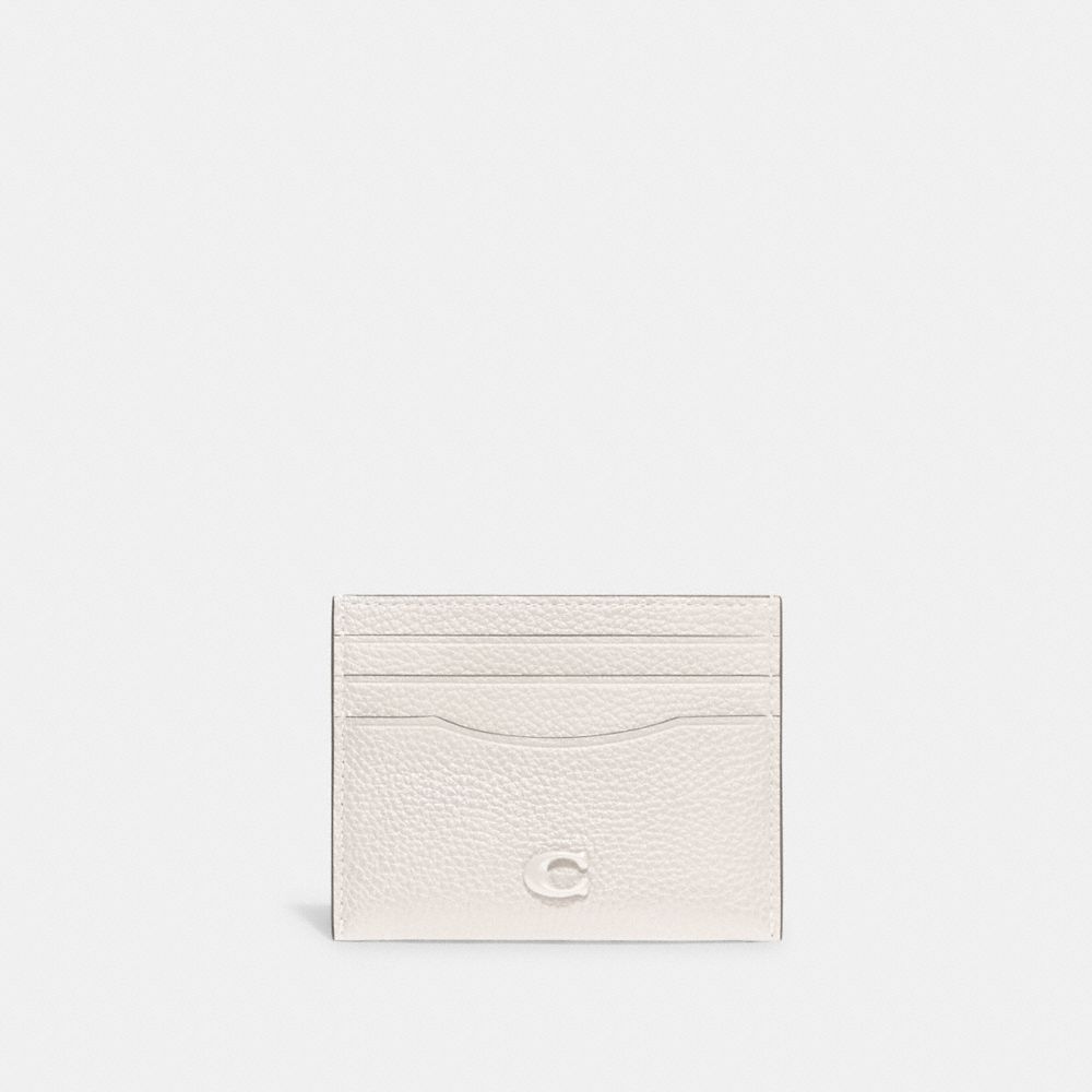 COACH CC129 Card Case Chalk