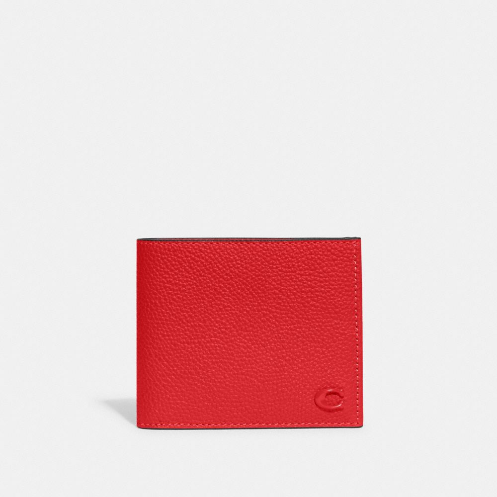 CC136 - Double Billfold Wallet Sport Red