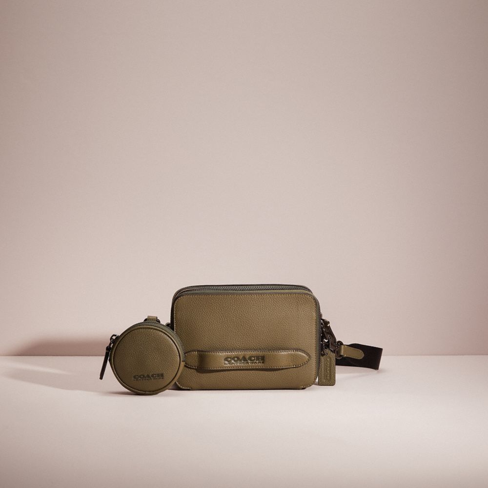 CC296 - Restored Charter Crossbody With Hybrid Pouch ARMY GREEN