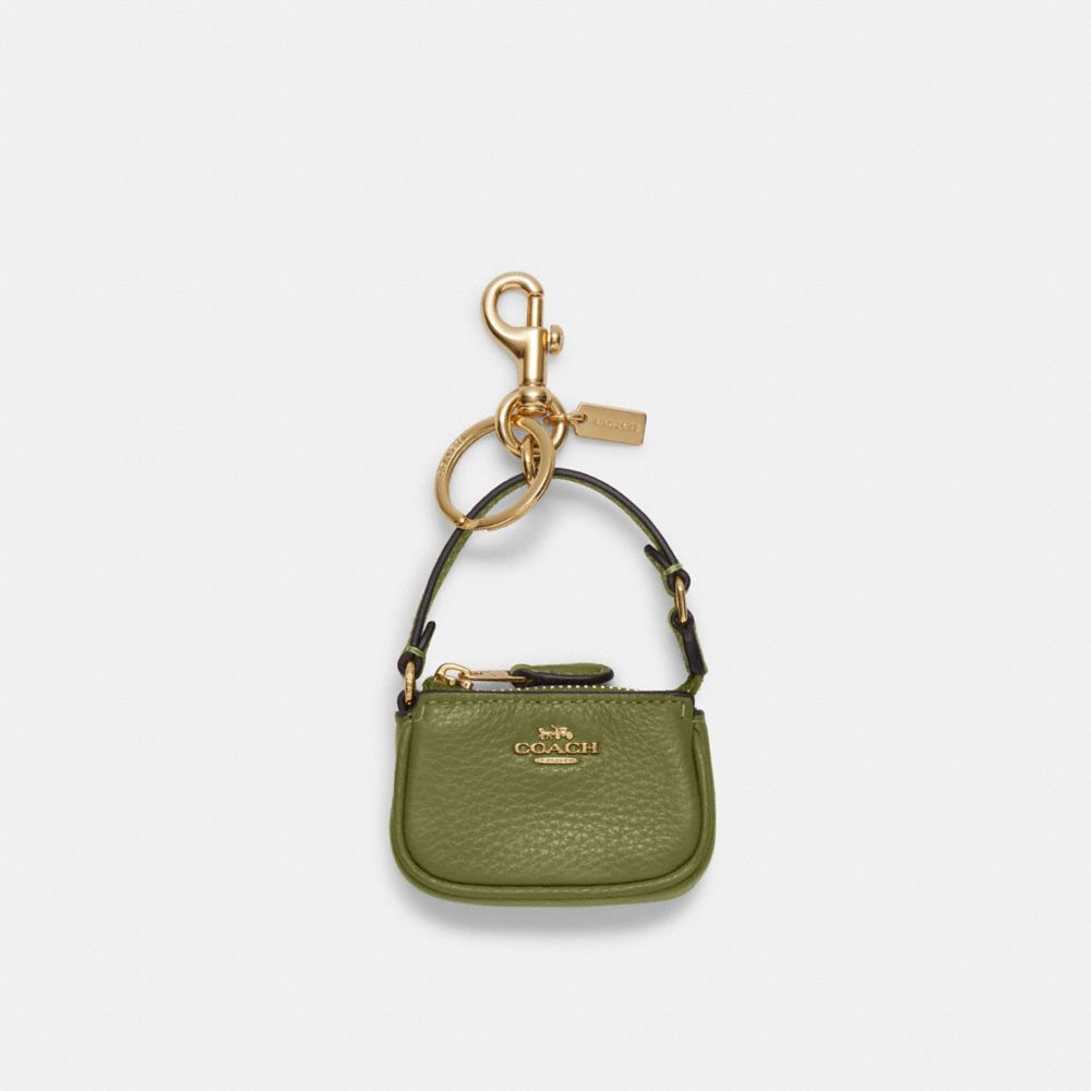 COACH CC313 Mini Nolita Bag Charm IM/Olive Green