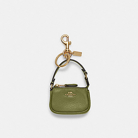 COACH CC313 Mini Nolita Bag Charm IM/Olive-Green