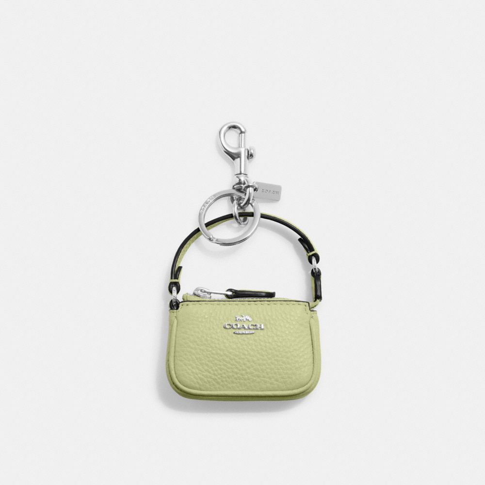 Mini Nolita Bag Charm - CC313 - Silver/Pale Lime