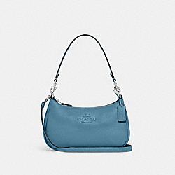 COACH CC321 Teri Shoulder Bag SV/PACIFIC BLUE