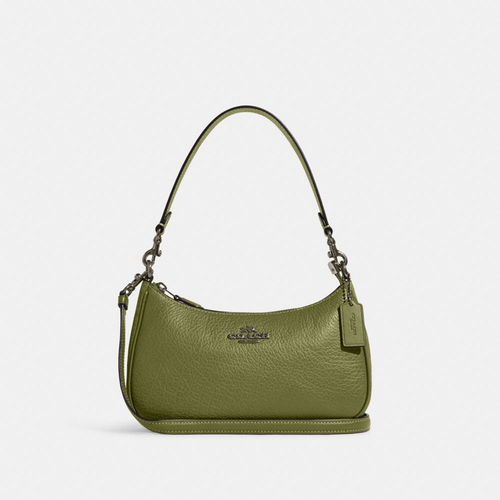 COACH CC324 Teri Shoulder Bag QB/OLIVE GREEN