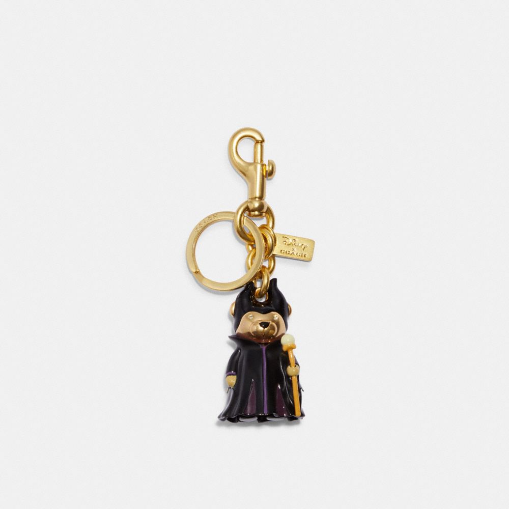 Disney X Coach Maleficent Bear Bag Charm - CC347 - Gold/Multi