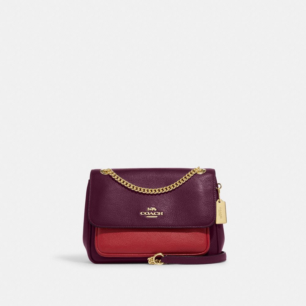 COACH CC352 Klare Crossbody 25 In Colorblock IM/BOYSENBERRY MULTI