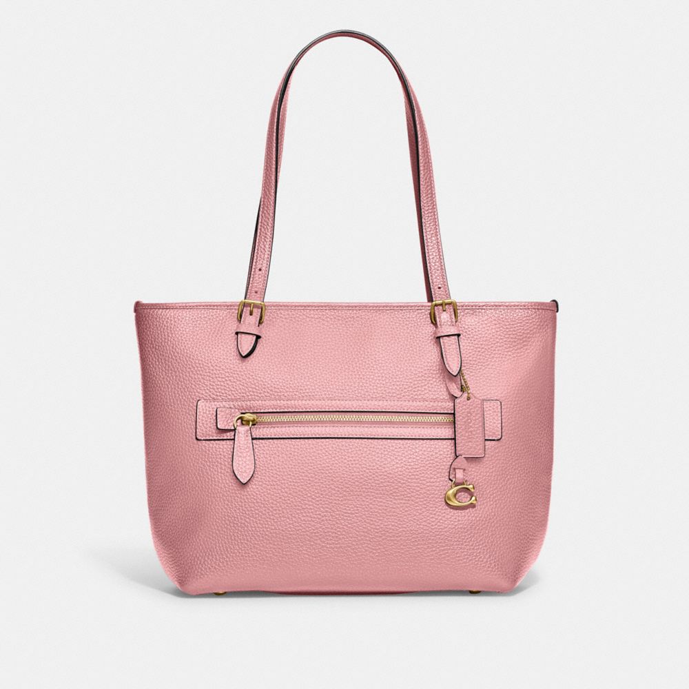 COACH CC395 Taylor Tote BRASS/BUBBLEGUM