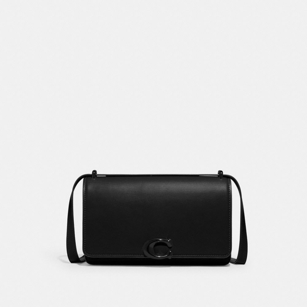 COACH CC416 Bandit Shoulder Bag MATTE BLACK/BLACK