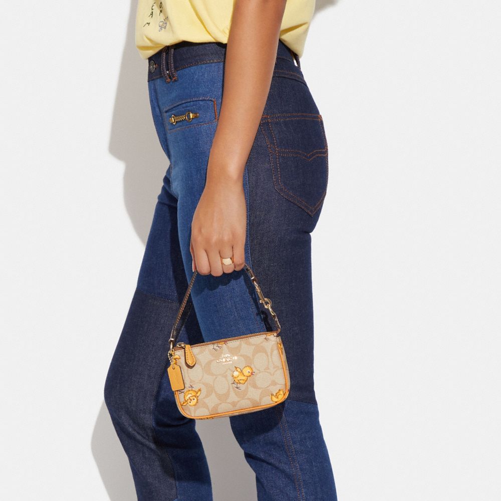 NOLITA 15 IN SIGNATURE CANVAS WITH TOSSED CHICK PRINT