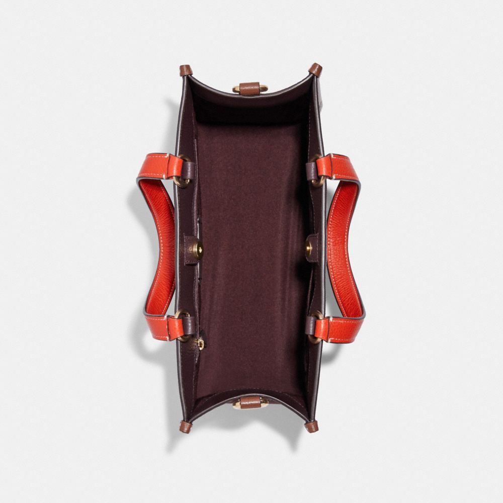 DEMPSEY CARRYALL IN SIGNATURE CANVAS WITH HEDGEHOG PRINT